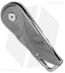 Brian Tighe Custom Tighe Nee Automatic Knife Titanium (1.9" Mirror) -Knife Shop Brian Tighe Custom Tighe Nee Ti Mirror BHQ 71563 jr side