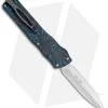 Brian Tighe Custom Twist Tighe Dagger OTF Blue Fat CF (3.75" Satin) -Knife Shop Brian Tighe Custom Twist Tighe Dagger Blue Fat Carbon Hand Satin BHQ 115787 jr