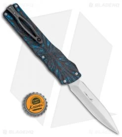 Brian Tighe Custom Twist Tighe Dagger OTF Blue Fat CF (3.75" Satin) -Knife Shop Brian Tighe Custom Twist Tighe Dagger Blue Fat Carbon Hand Satin BHQ 115787 jr bottlecap
