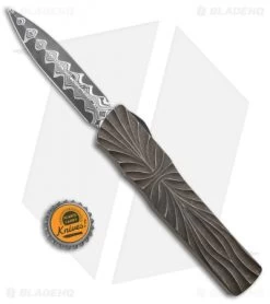 Brian Tighe Custom Twist Tighe Dagger D/A OTF Automatic Knife (3.6" Damacore) -Knife Shop Brian Tighe Custom Twist Tighe Dagger DA OTF Auto Damacore BHQ 94374 jr bottlecap