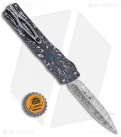 Brian Tighe Custom Twist Tighe Dagger OTF Fat Carbon Fiber (3.75" Damasteel) -Knife Shop Brian Tighe Custom Twist Tighe Dagger Fat Carbon Damasteel BHQ 115802 jr bottlecap