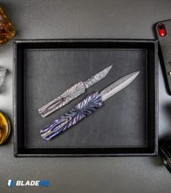 Brian Tighe Custom Twist Tighe Dagger OTF Black/Timascus (3.75" Damacore) 2 -Knife Shop Brian Tighe Custom Twist Tighe Dagger OTF Black Timascus Damacore 2 BHQ 115803 kp valet web