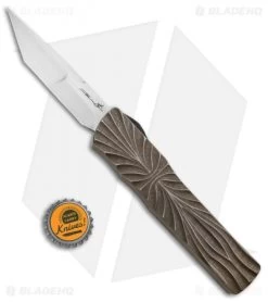 Brian Tighe Custom Twist Tighe Tanto D/A OTF Automatic Knife (3.6" Hand Satin) -Knife Shop Brian Tighe Custom Twist Tighe Tanto DA OTF Auto Hand Satin BHQ 94375 jr bottlecap