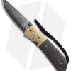 Burr Oak Knives C-MO Knife Mokume/LS Carbon Fiber (2.625" San Mai Damascus) -Knife Shop Burr Oak Knives C MO mokume LS cf san mai damascus BHQ 71616 er