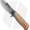 Burr Oak Knives Nessmuk Fixed Blade Wrought Iron/Curly Maple (4.6" Hamon) -Knife Shop Burr Oak Knives Nessmuk Wrought Iron Curly Maple Hamon BHQ 87677 jr