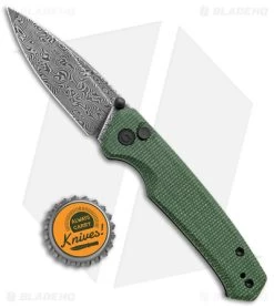 CIVIVI Altus Button Lock Knife Green Micarta (3" Dark Damascus) C20076-DS1 -Knife Shop CIVIVI Altus Button Lock Gree Micarta Dark Damascus C20076 DS1 BHQ 139459 jr bottlecap