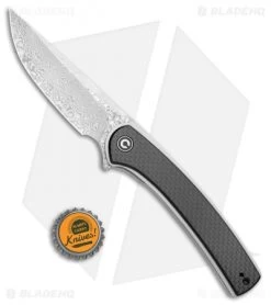 CIVIVI Asticus Liner Lock Knife Carbon Fiber/G-10 (3.8" Damascus) C2002DS-1 -Knife Shop CIVIVI Asticus LL CF G 10 Damascus C2002DS 1 BHQ 109012 jr bottlecap