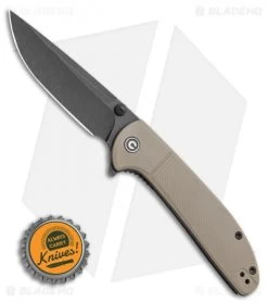 CIVIVI Badlands Vagabond Folding Knife Tan FRN (3.25" Black) C2019A -Knife Shop CIVIVI Badlands Vagabond Folding Knife Tan FRN 3.25 Black C2019A BHQ 117966 LS Bottlecap