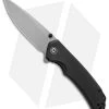 CIVIVI Brazen Drop Point Liner Lock Knife Black G-10 (3.5" Stonewash) C2102C