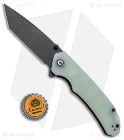 CIVIVI Brazen Tanto Liner Lock Knife Natural Jade G-10 (3.5" Black D2) C2023E -Knife Shop CIVIVI Brazen Tanto LL Natural Jade G 10 Black C2023D BHQ 137751 jr bottlecap