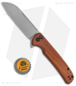CIVIVI Chevalier Button Lock Flipper Knife Cuibourtia Wood (3.5" Satin) C20022-3 -Knife Shop CIVIVI Chevalier Button Lock Flipper Cuibourtia Wood Satin BHQ 142909 jr bottlecap