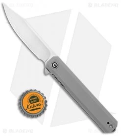 CIVIVI Chronic Liner Lock Knife Gray G-10 (3.22" Satin) -Knife Shop CIVIVI Chronic LL Gray G 10 Satin C917A BHQ 105673 jr bottlecap