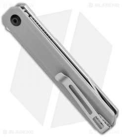 CIVIVI Chronic Liner Lock Knife Gray G-10 (3.22" Satin) -Knife Shop CIVIVI Chronic LL Gray G 10 Satin C917A BHQ 105673 jr side