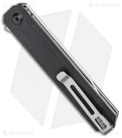 CIVIVI Chronic Liner Lock Knife Black G-10 (3.22" Satin) -Knife Shop CIVIVI Chronic Liner Lock Knife Black G 10 Satin BHQ 105675 kp jr side