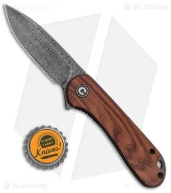 CIVIVI Elementum Liner Lock Knife Cuibourtia Wood (2.9" Damascus) C907DS-2 -Knife Shop CIVIVI Elementum LL Cuibourtia Wood Damascus C907DS 2 BHQ 135791 jr bottlecap