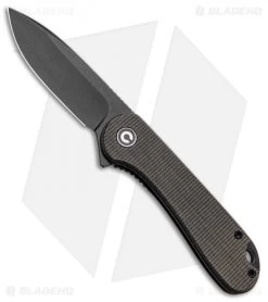 CIVIVI Elementum Liner Lock Knife Dark Green Micarta (2.9" Black)