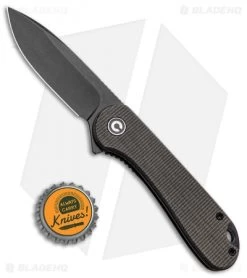 CIVIVI Elementum Liner Lock Knife Dark Green Micarta (2.9" Black) -Knife Shop CIVIVI Elementum LL Dark Green Micarta Black BHQ 137748 jr bottlecap