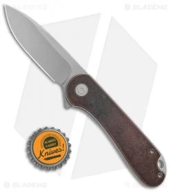 CIVIVI Elementum Liner Lock Knife Copper (2.9" Stonewash) -Knife Shop CIVIVI Elementum LL Pantina Copper BB SW C907K BHQ 102827 jr bottlecap