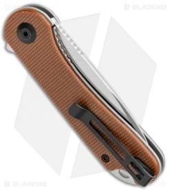 CIVIVI Elementum Liner Lock Knife Brown Micarta (2.9" Satin D2) C907M -Knife Shop CIVIVI Elementum Liner Lock Brown Micarta Satin C907M BHQ 104242 jr side