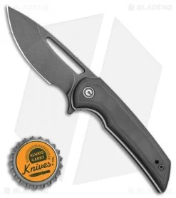 CIVIVI Ferrum Forge Odium Liner Lock Knife Black G-10 (2.6" Black SW D2) -Knife Shop CIVIVI Ferrum Forge Odium Liner Lock Knife Black G 10 2.625in Black SW D2 C2010E BHQ 107075 LS Bottlecap