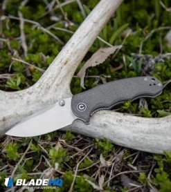 CIVIVI Hooligan Liner Lock Knife Dark Hazel Micarta (2.98" Satin D2) C913B -Knife Shop CIVIVI Hooligan Liner Lock Knife Dark Hazel Micarta Satin D2 C913B BHQ 104229 kp antler web