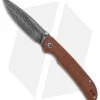 CIVIVI Imperium Liner Lock Knife Brown Micarta (3.5" Damascus) C2107DS-1 -Knife Shop CIVIVI Imperium LL Brown Micarta Damascus C2107DS 1 BHQ 123532 jr