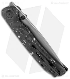 CIVIVI Imperium Liner Lock Knife Shredded CF/Silver (3.5" Stonewash) C2106B -Knife Shop CIVIVI Imperium LL Shredded CF Silver SW C2106B BHQ 123528 jr side