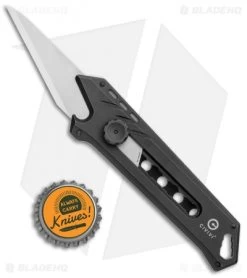 CIVIVI Mandate Black Titanium Utility Knife (9Cr18MoV + Damascus) -Knife Shop CIVIVI Mandate Black Ti Utility Knife BHQ 113200 jr bottlecap