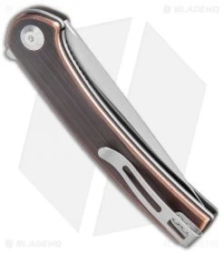 CIVIVI Mini Asticus Liner Lock Knife Black Rubbed Copper (3.25" Satin) -Knife Shop CIVIVI Mini Asticus LL Black Rubbed Copper Satin BHQ 134063 jr spine