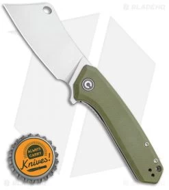 CIVIVI Mini Mastodon Liner Lock Knife OD Green G-10 (3" Stonewash) -Knife Shop CIVIVI Mini Mastodon Liner Lock Knife OD Green G 10 3 Stonewash C2011A BHQ 115277 LS Bottlecap