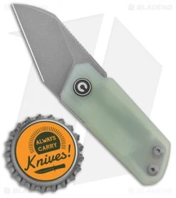 CIVIVI Ostap Hel Ki-V Slip Joint Knife Natural G-10 (1.5" Stonewash) -Knife Shop CIVIVI Ostap Hel Ki V SJ Natural G 10 SW BHQ 120922 jr bottlecap