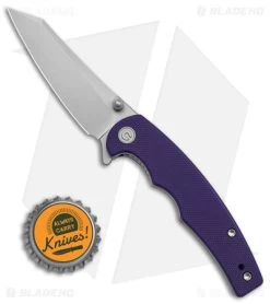 CIVIVI P87 Folder Liner Lock Knife Purple G-10 (2.9" Bead Blast) C21043-2 -Knife Shop CIVIVI P87 Folder LLK Purple G10 2in BB BHQ 151778 td size