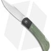 CIVIVI Rustic Gent Lock Back Knife Green Micarta/CF (2.97" Satin D2) C914B -Knife Shop CIVIVI Rustic Gent Lock Back Green Micarta CF Satin C914B BHQ 104232 jr