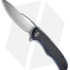 CIVIVI Shredder Liner Lock Knife Black/Blue Layered G-10 (3.7" Satin D2) C912A
