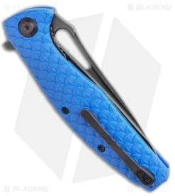 CIVIVI Wyvern Folding Flipper Knife Blue FRN (3.5" Black) -Knife Shop CIVIVI Wyvern Folding Flipper Knife Blue FRN 3.5 Black C902H BHQ 115287 LS Side