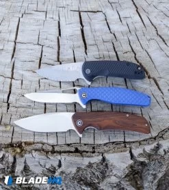 CIVIVI Incite Liner Lock Knife Cuibourtia Wood (3.7" Satin) C908D -Knife Shop CIVIVI Wyvern Folding Flipper Knife Blue FRN Satin C902E BHQ 100883 kp stump web