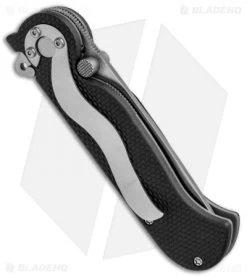 CRKT Bud Nealy Pesh-Kabz Liner Lock Knife Black (3" Satin) 6663 -Knife Shop CRKT Bud Nealy Pesh Kabz LL Black Satin 6663 BHQ 87730 jr side