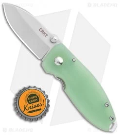 CRKT Burnley Squid Frame Lock Knife Natural G-10 (2.25" SW D2) -Knife Shop CRKT Burnley Squid FL Natural G 10 Satin BHQ 107739 jr bottlecap