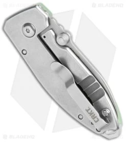 CRKT Burnley Squid Frame Lock Knife Natural G-10 (2.25" SW D2) -Knife Shop CRKT Burnley Squid FL Natural G 10 Satin BHQ 107739 jr side