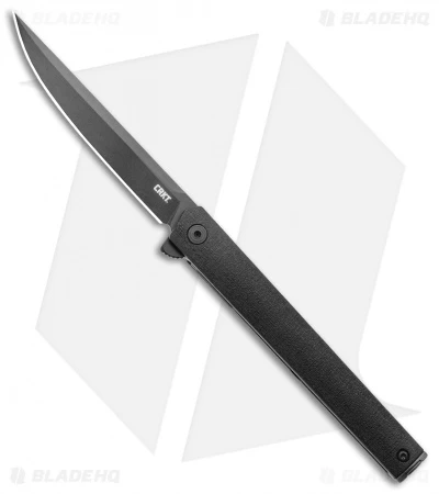 CRKT CEO Flipper Liner Lock Knife Black GRN (3.25" Black) 3 CRKT CEO Flipper Liner Lock Knife Black GRN (3.25" Black)