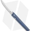 CRKT CEO Liner Lock Knife Blue Linen Micarta (3.1" Satin S35VN) BHQ Exclusive -Knife Shop CRKT CEO Liner Lock Knife Blue Linen Micarta 3.1in Satin S35VN BHQ Exclusive 7096BLS35 BHQ 117054 LS