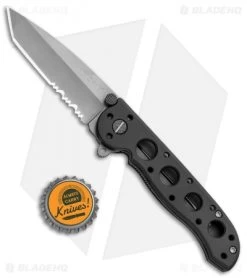CRKT Carson M16-12 Folding Tanto Flipper Knife BB (3" Bead Blast Serr) -Knife Shop CRKT Carson M16 12 Folding Tanto BB BB Serr BHQ 87731 jr bottlecap