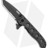 CRKT Carson M16-12ZLEK Tanto Flipper Knife Zytel (3" Black Serr) -Knife Shop CRKT Carson M16 12ZLEK Tanto Zytel Black Serr BHQ 9882 jr