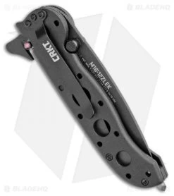 CRKT Carson M16-12ZLEK Tanto Flipper Knife Zytel (3" Black Serr) -Knife Shop CRKT Carson M16 12ZLEK Tanto Zytel Black Serr BHQ 9882 jr side