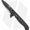 CRKT Carson M16-13ZLEK E.R. Spear Point Flipper Knife Zytel (3.375" Black Serr) -Knife Shop CRKT Carson M16 13ZLEK E.R. SP Zytel Black Serr BHQ 9881 jr