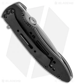 CRKT Crawford Point Guard Liner Lock Knife (3.5" Bead Blast Serr) 6762 -Knife Shop CRKT Crawford PG LL BB Serr 6762 BHQ 87727 jr side