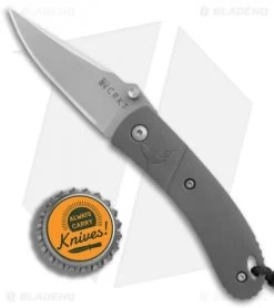 CRKT Lightfoot Urban Shark Liner Lock Knife Gray (2.5" Satin) -Knife Shop CRKT Lightfoot Urban Shark gray satin BHQ 76311 er bottlecap