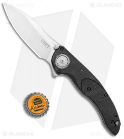 CRKT Linchpin Deadbolt Lock Knife Black G-10 (3.9" Satin) 5405 -Knife Shop CRKT Linchpin Deadbolt Black G 10 Satin 5405 BHQ 103622 jr bottlecap