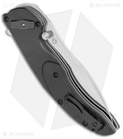 CRKT Linchpin Deadbolt Lock Knife Black G-10 (3.9" Satin) 5405 -Knife Shop CRKT Linchpin Deadbolt Black G 10 Satin 5405 BHQ 103622 jr side 2