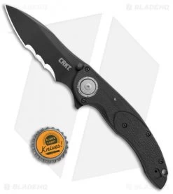 CRKT Linchpin Deadbolt Lock Knife Black G-10 (3.9" Black) 5406K -Knife Shop CRKT Linchpin Deadbolt Lock Black G 10 Black 5406K BHQ 103623 jr bottlecap